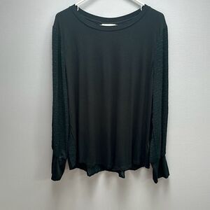 Skies Are Blue Hunter Green Blouse, Size XL